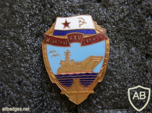 Baltic fleet Landing Forces commemorative badge, 25 years img41501