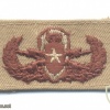 Explosive Ordnance Disposal Senior Badge, cloth, desert