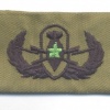 Explosive Ordnance Disposal Senior Badge, cloth, olive green img41728