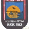 DENMARK - Royal Danish Air Force Flight School, 563rd Squadron sleeve patch