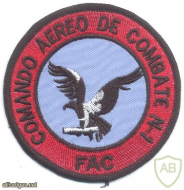 COLOMBIA - Colombian Air Force Combat Air Command No. 1 sleeve patch img42075