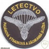 SLOVAK REPUBLIC Air Force Airborne Search and Rescue Service sleeve patch, black
