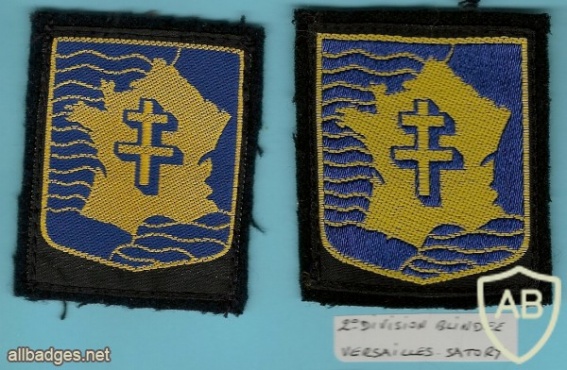 FRANCE 2nd Armoured Division patch, type 2 img42551