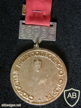 Water sports diving championship 1986 Kiev, 1st place medal img42694