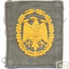 GERMANY Bundeswehr - Military Proficiency Badge - Class III (gold), olive green cloth img43330