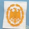 GERMANY Navy - Military Proficiency Badge - Class III (gold), white cloth