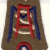 US Army Air Mechanic Service 4th Regiment cloth badge, WWI