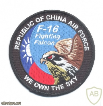 TAIWAN Republic of China ( ROC ) Air Force F-16 "Fighting Falcon" sleeve patch img43461