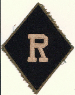 American Expeditionary Forces Railheads Regulating Station patch img44038