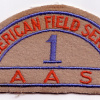 American Field Service, 1st Air Ambulance Squadron patch