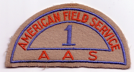 American Field Service, 1st Air Ambulance Squadron patch img43988