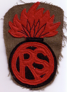 Railway Service Ordnance patch, WWI img44056