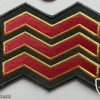 Irish Army Sergeant sleeve rank
