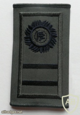 Irish Army Battalion/Regimental Sergeant Major shoulder rank, subdued img44538