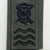 Irish Army Company Quartermaster Sergeant shoulder rank, subdued