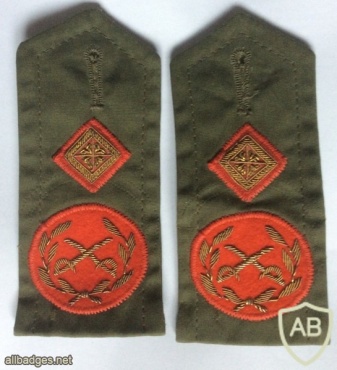 Irish Army Major-General shoulder rank, cloth, colored img44657