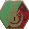 French Foreign Legion 1st Infantry Regiment Automobile Company pocket badge