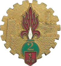 French Foreign Legion 2nd Infantry Regiment 4th Mixed Company pocket badge, rare img44674
