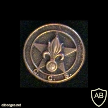 French Foreign Legion 4th Infantry Regiment Command and Service Company (CCS) pocket badge, type 2 img44729