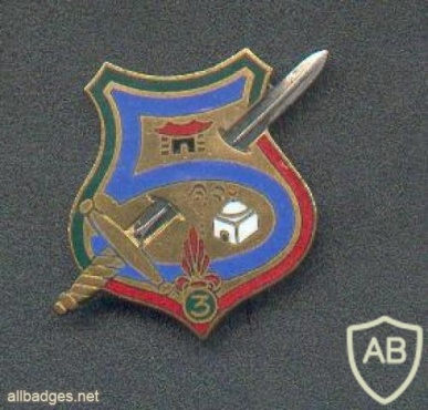 French Foreign Legion 3rd Infantry Regiment 2nd Battalion 5th Company pocket badge img44730