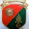 French Foreign Legion 3rd Infantry Regiment 2nd Battalion 6th Company pocket badge, type 1