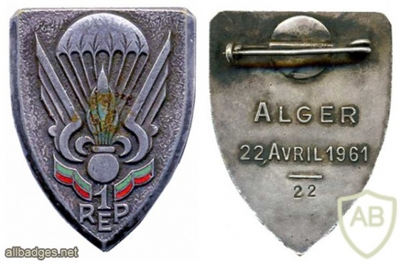 French Foreign Legion 1st Parachute Regiment pocket badge img44741
