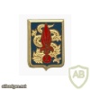 French Foreign Legion 2nd Infantry Regiment pocket badge, type 1