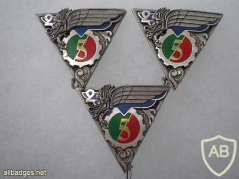 French Foreign Legion 2nd Parachute Regiment 5th Maintenance Company pocket badge, type 2 img44866