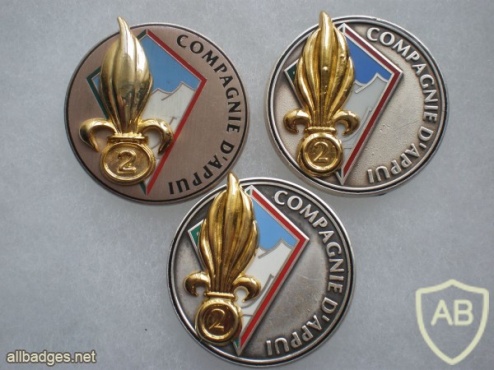 French Foreign Legion 2nd Engineer Regiment Support Company pocket badge img44876