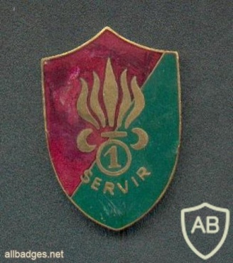French Foreign Legion 1st/21st March Regiment of Foreign Volunteers pocket badge img44962