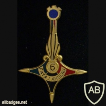 French Foreign Legion 6th Engineer Regiment 1st Company pocket badge, Faya Largeau img44945