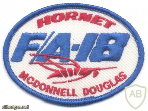 United States Navy and Marine Corps Hornet F/A-18 McDonnell Douglas pilot sleeve patch img44987