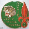French Foreign Legion 3rd Infantry Regiment 3rd  Company pocket badge, type 2