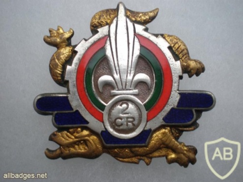 French Foreign Legion 2nd Reparation Company pocket badge img45041