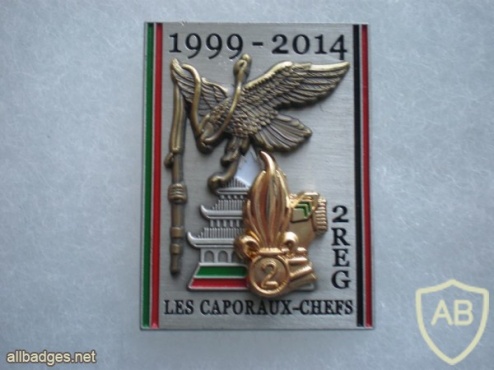 French Foreign Legion 2nd Engineer Regiment Master corporals pocket badge, 2014 img45070