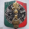 French Foreign Legion 71st Engineer Battalion 21st Company badge