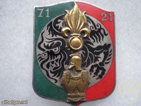 French Foreign Legion 71st Engineer Battalion 21st Company badge img45336