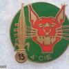French Foreign Legion 13th Demi Brigade 4th Company pocket badge, type 2