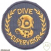 SOUTH AFRICA Police Service (SAPS) - Dive Supervisor cloth badge, pre–1994