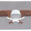 FINLAND Parachutist qualification jump wings, Class III, cloth img47348