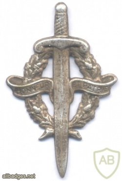 FRANCE Army Elementary Military Preparation pocket badge, silver img47326