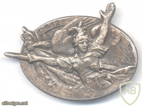 FRANCE Army - Mobilization Center No. 12 pocket badge, DRAGO PARIS img47328