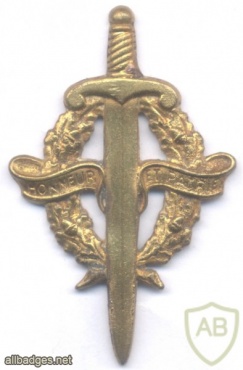 FRANCE Army Elementary Military Preparation pocket badge, gold img47327