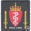 NATO - Norwegian National Support Element Role 1 Medical Facility sleeve patch, full color img47561