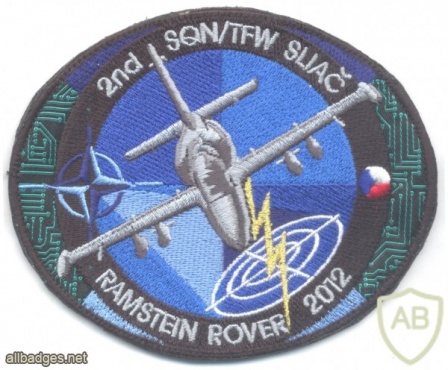 SLOVAK REPUBLIC Air Force 2nd Squadron, Tactical Wing Sliač sleeve patch, "Ramstein Rover" military exersize 2012 img47944