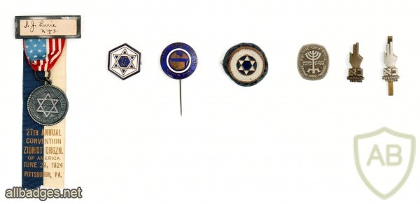Collection of Pins – Zionist Congresses / Herzl img47962