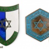 שתי סיכות – שירות הסדר היהודי / המשטרה היהודית במחנה העקורים לנדסברג 
