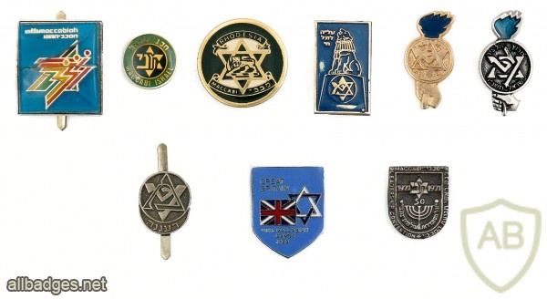 Large Collection of Badges and Pins – Maccabiah Games and "Maccabi" img48027