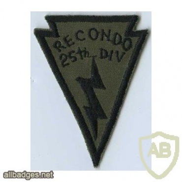 25th Infantry Division RECONDO pocket patch img48458