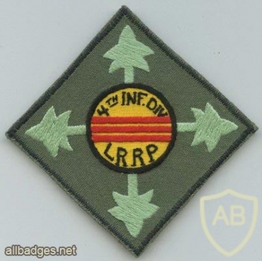 4th Infantry Division LRRP patch  img48441